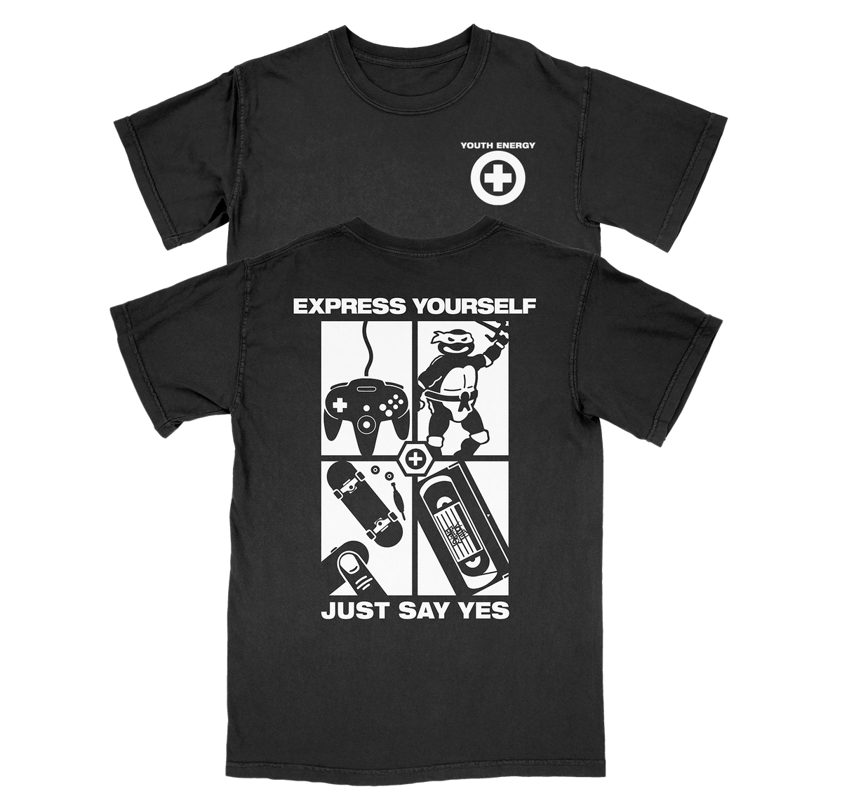 EXPRESS YOURSELF • BLACK TEE